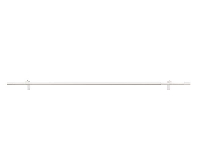 Barra cortina extensible airpure 120-210cm blanco mate