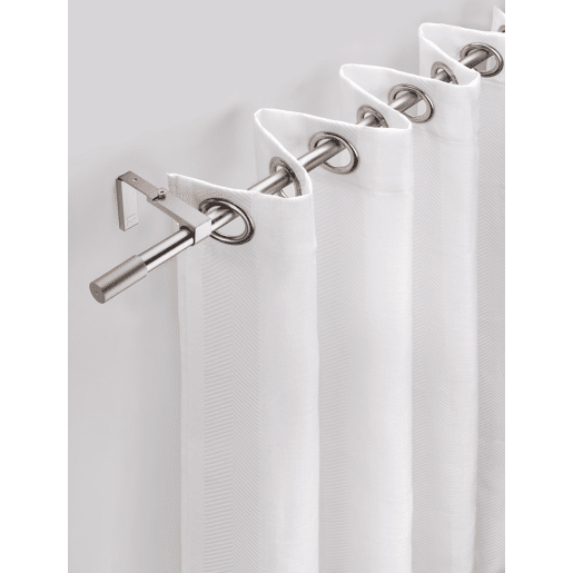 Varão de cortina extensível AIRPURE 120-210cm cinza mate