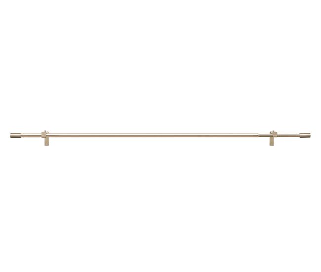 Barra cortina extensible airpure 120-210cm gris mate