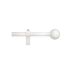 Barra cortina extensible ROUND 120-210cm Barra cortina extensible ROUND 120-210cm Blanco