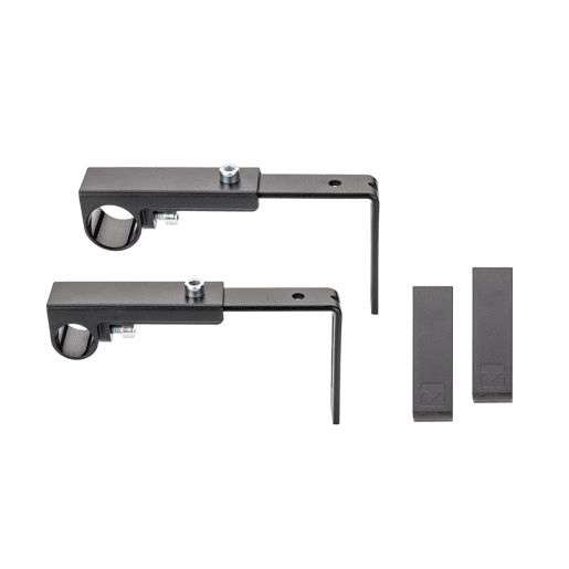 Varão de cortina extensível ROUND 120-210cm preto mate