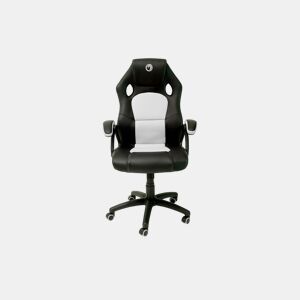 Cadeira de gaming MILLENNIAL branco e preto