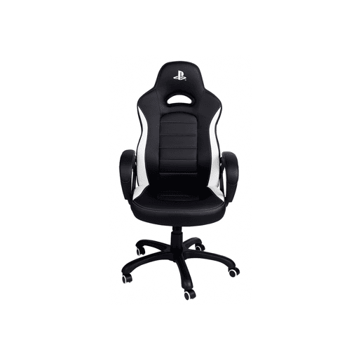 Cadeira gaming PLAY branco e preto