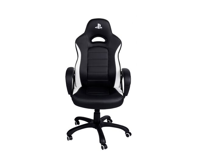 Silla gaming PLAY blanco y negro