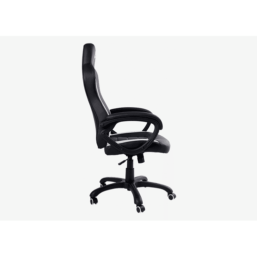 Cadeira gaming PLAY branco e preto