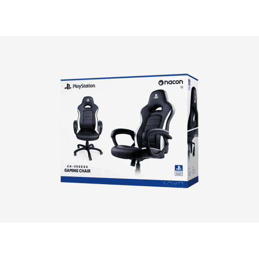 Cadeira gaming PLAY branco e preto