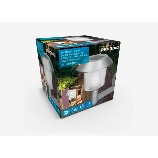 Candeeiro parede solar GRUNDIG 10x9,5x9,5cm