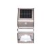 Aplique solar led con sensor marca GRUNDING 17cm Aplique solar led con sensor marca GRUNDING 17cm Gris