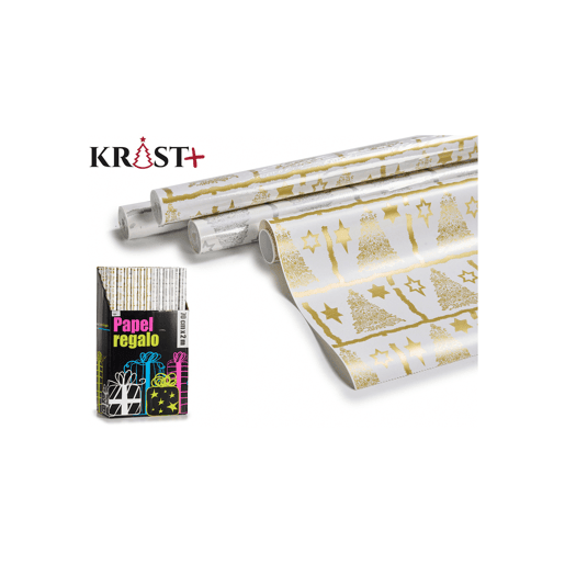 Papel de presente OURO sortido 2 metros