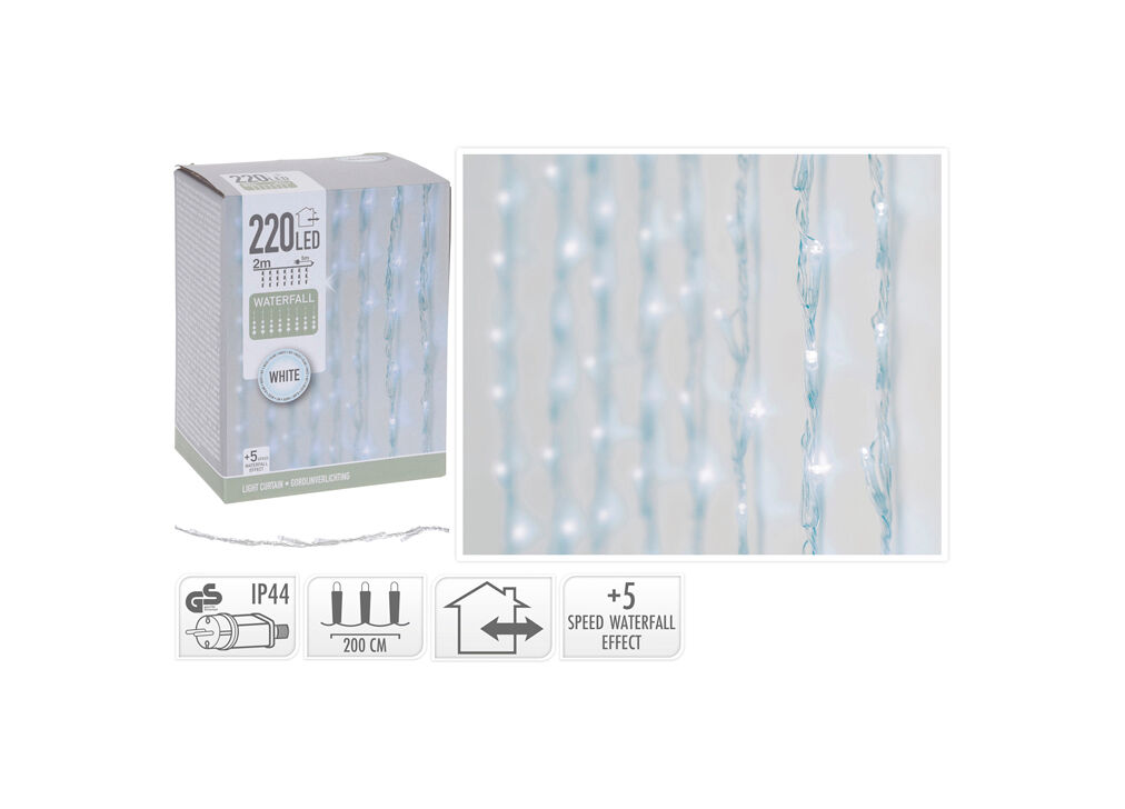 Cortina de luces led 100x200cm