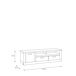 Mueble de TV roble artisan AREZZO Mueble de TV roble artisan AREZZO Roble