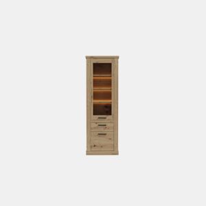 Vitrine alta AREZZO carvalho artisan