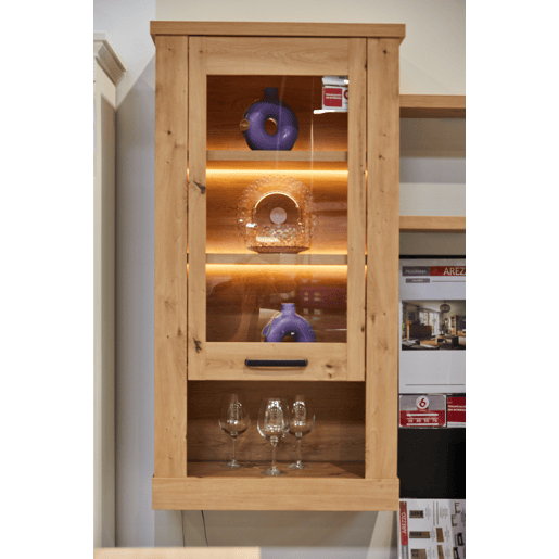 Vitrine suspensa AREZZO carvalho