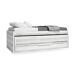Cama nido 90x190cm SNOW color gris y blanco Cama nido 90x190cm SNOW color gris y blanco Blanco