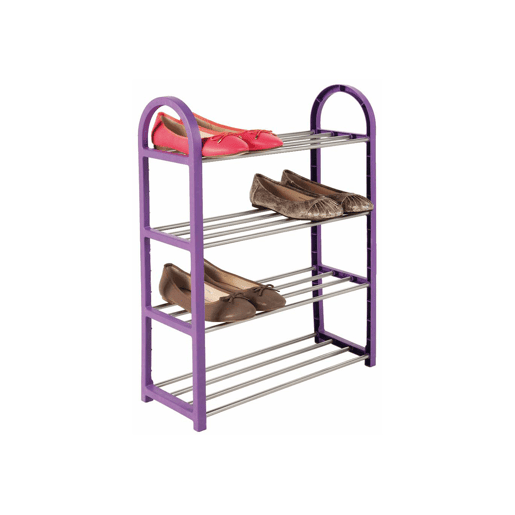 Sapateira PEDRO cor roxo 4 prateleiras Sapateira PEDRO cor roxo 4 prateleiras