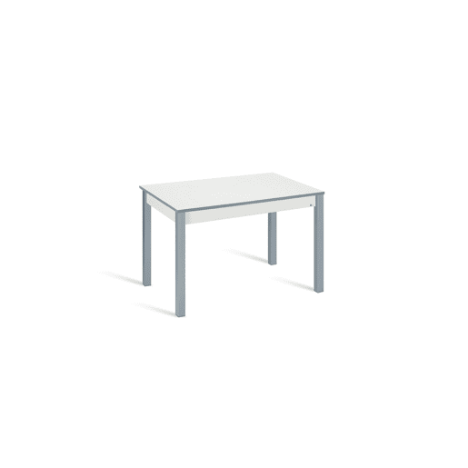 Mesa de cozinha extensÃvel B-EXTENS 110x70cm branco e cinza Mesa de cozinha extensÃvel B-EXTENS 110x70cm branco e cinza