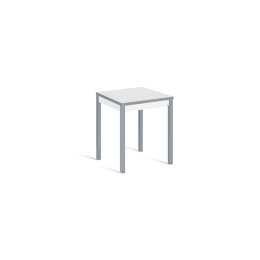 Mesa de cozinha extensÃvel livro B-BOOK 80x80 branco e cinza Mesa de cozinha extensÃvel livro B-BOOK 80x80 branco e cinza