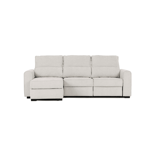 Chaise longue com cama 3 lugares CONNOR cor bege Chaise longue com cama 3 lugares CONNOR cor bege