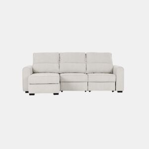 Chaise longue com cama 3 lugares CONNOR cor bege