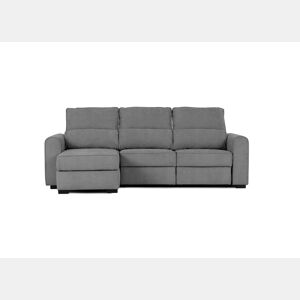 Chaise longue com cama 3 lugares CONNOR cor cinza escuro