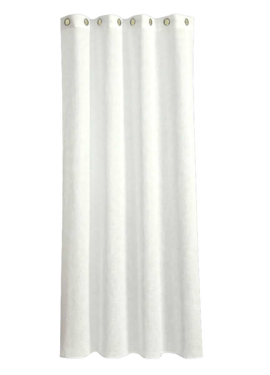 Cortina ollados garona 140x260cm blanco