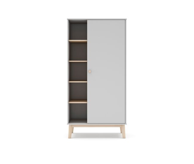 Armario 1 puerta 5 estantes nuba