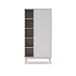 Armario 1 puerta 5 estantes NUBA Armario 1 puerta 5 estantes NUBA Blanco
