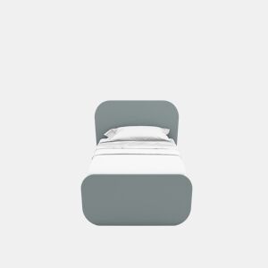 Cama juvenil verde 90 x 190 cm NUBA