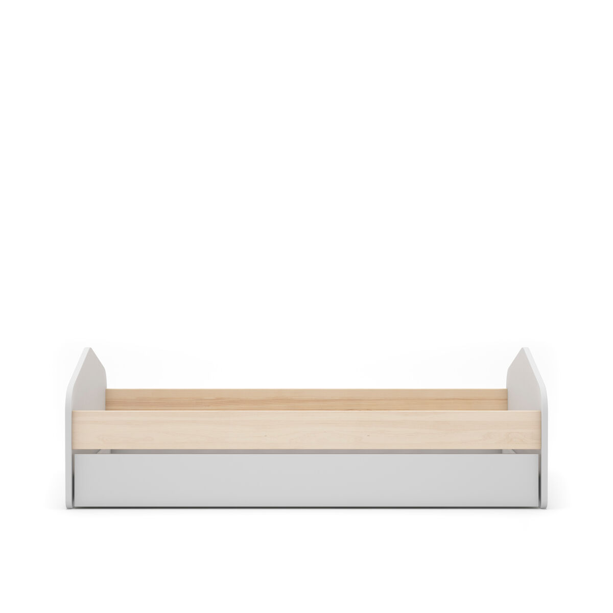 Cama juvenil blanca 90 x 200 cm NUBA