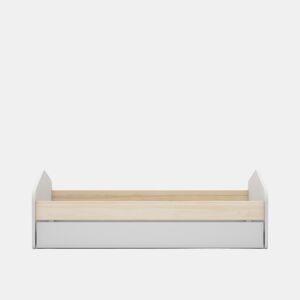 Cama juvenil branca 90 x 200 cm NUBA