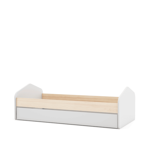 Cama juvenil branca 90x200cm NUBA