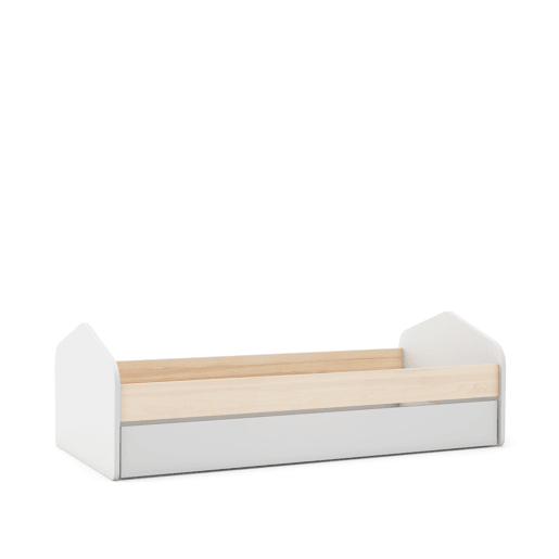 Cama juvenil branca 90x200cm NUBA
