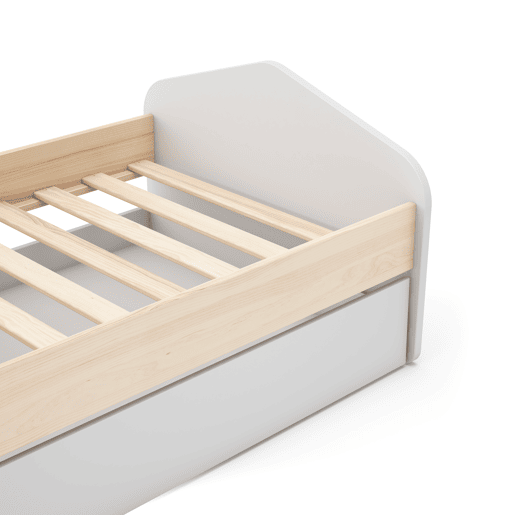Cama juvenil branca 90x200cm NUBA