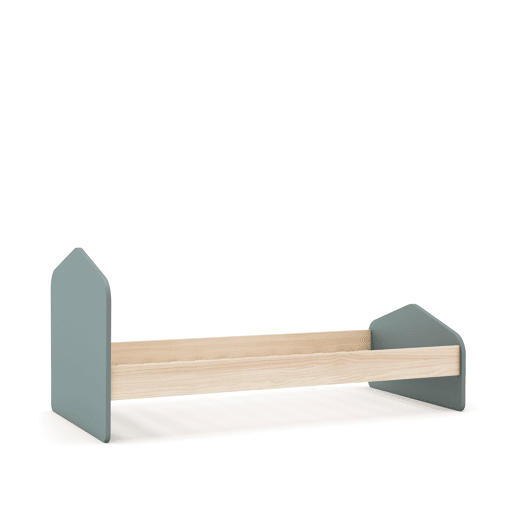 Cama juvenil verde 90x190cm NUBA