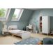 Cama juvenil verde 90x190 cm NUBA Cama juvenil verde 90x190 cm NUBA Blanco