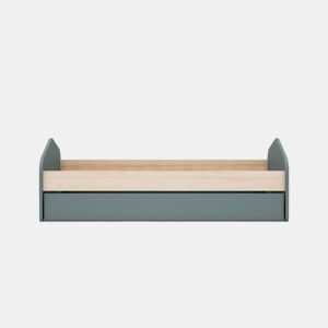 Cama juvenil verde 90x200cm NUBA
