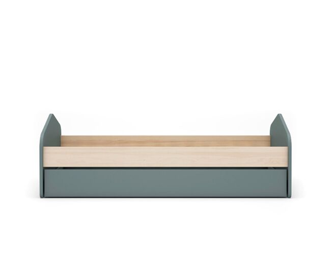 Cama juvenil verde 90x200cm NUBA