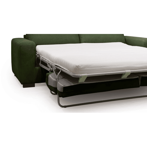 Sofá cama de 3 lugares SWEET com abertura italiana cor verde água