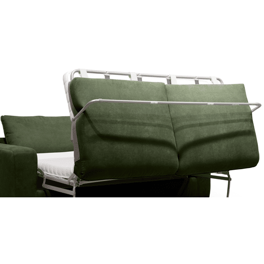 Sofá cama de 3 lugares SWEET com abertura italiana cor verde água