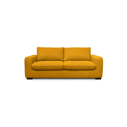 Sofá cama de 3 lugares SWEET com abertura italiana cor mostarda