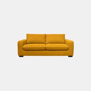 Sofá cama de 3 lugares SWEET com abertura italiana cor mostarda