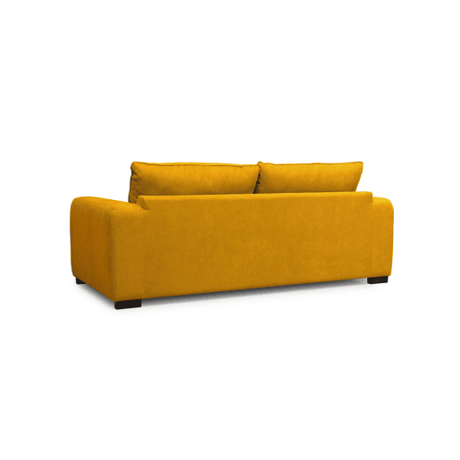 Sofá cama de 3 lugares SWEET com abertura italiana cor mostarda