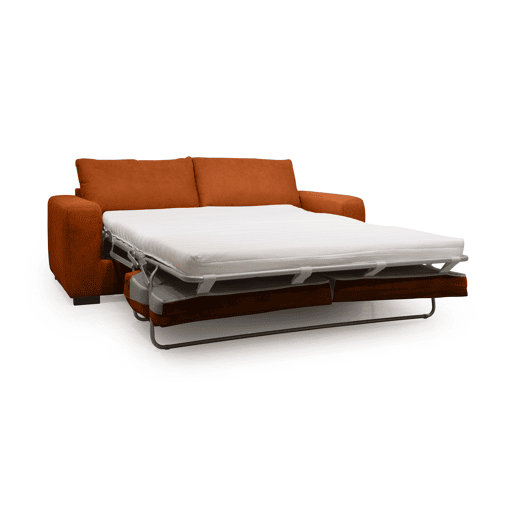 Sofá cama de 3 lugares SWEET com abertura italiana cor terra