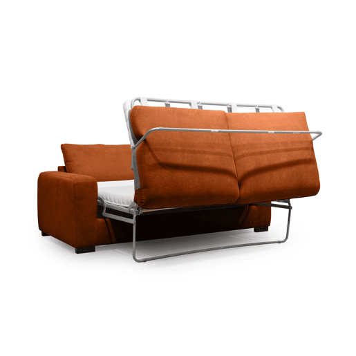 Sofá cama de 3 lugares SWEET com abertura italiana cor terra