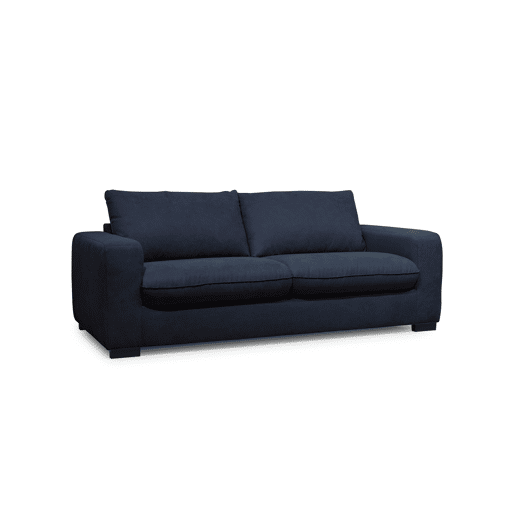 Sofá cama de 3 lugares SWEET com abertura italiana cor azul
