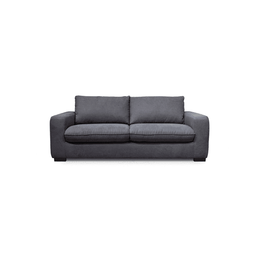 Sofá cama SWEET com abertura italiana 3 lugares cor cinza escuro