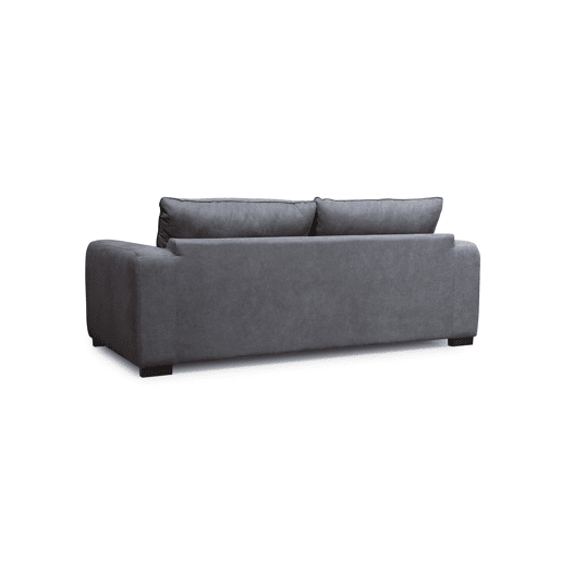 Sofá cama SWEET com abertura italiana 3 lugares cor cinza escuro
