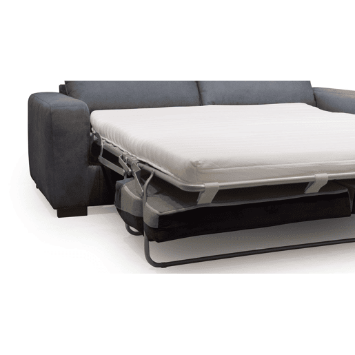 Sofá cama SWEET com abertura italiana 3 lugares cor cinza escuro