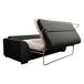 Sofá cama con apertura italiana SAGA 3 plazas negro Sofá cama con apertura italiana SAGA 3 plazas negro Negro