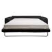Sofá cama con apertura italiana SAGA 3 plazas negro Sofá cama con apertura italiana SAGA 3 plazas negro Negro